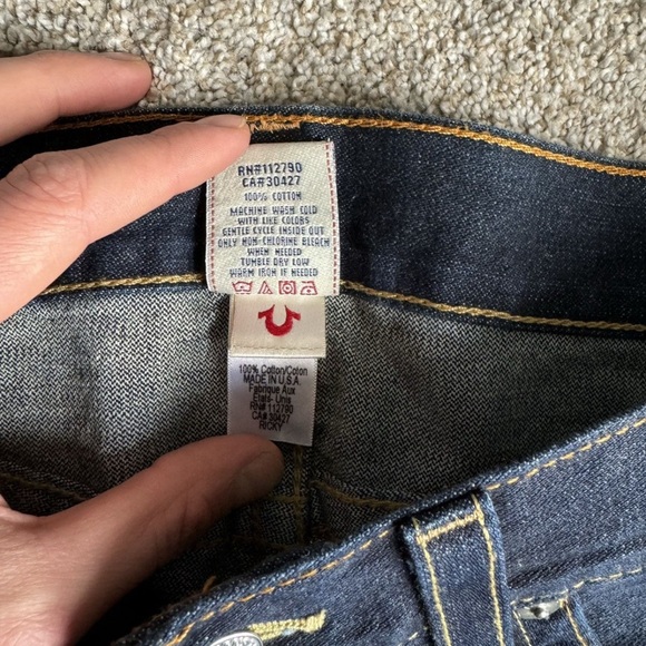 True Religion Men's Dark Blue Jeans - Picture 8 of 9